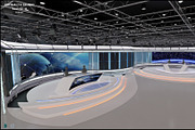 Virtual TV Studio News Set 35, an Architecture 3D Model by akerStudio (Thumbnail 2 of 39)