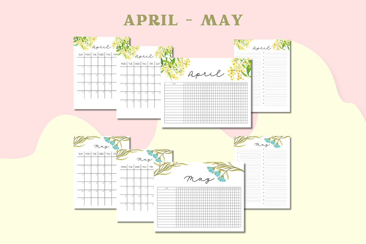 2026 Calendar Template - Canva, a Templates & Theme by Adalin Shop (Photo 5 of 12)