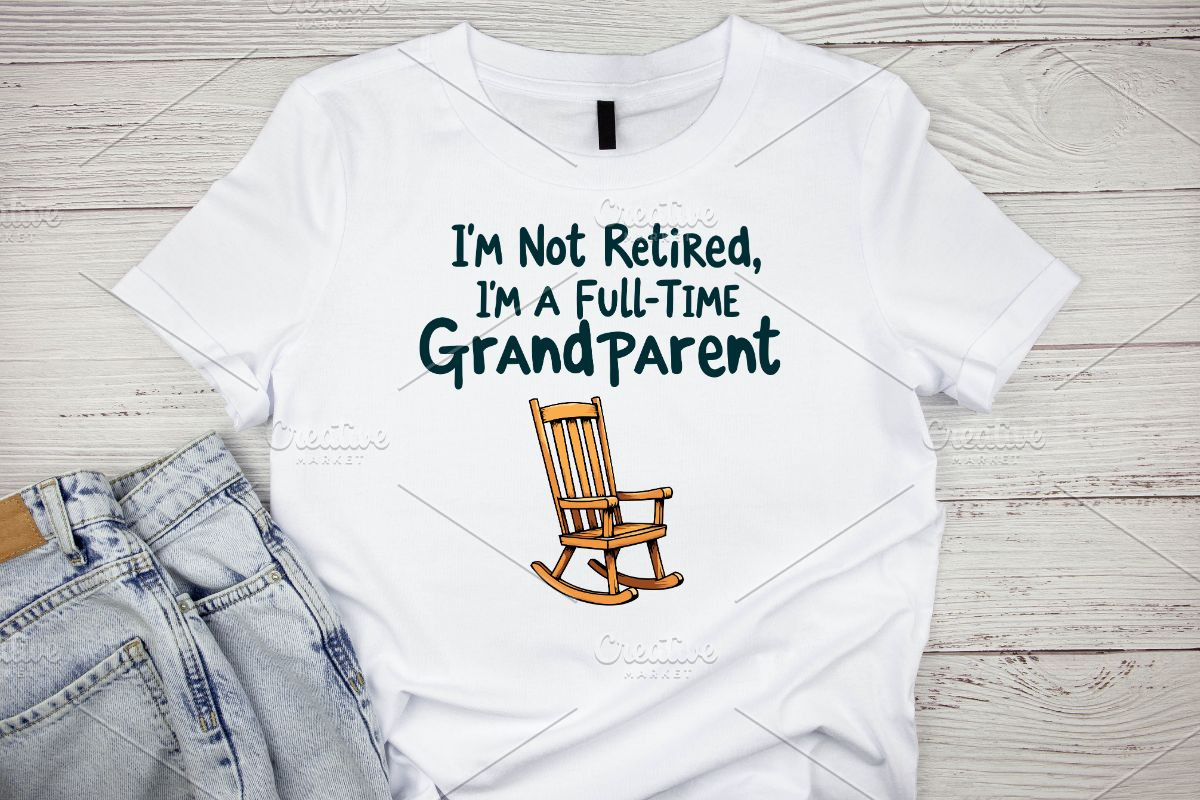 I'm Not Retired, I'm a Full-Time SVG, an Illustration by Awieee1 (Photo 2 of 4)