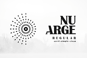 Nu Arge, a Serif Font by lelevien (Thumbnail 2 of 5)