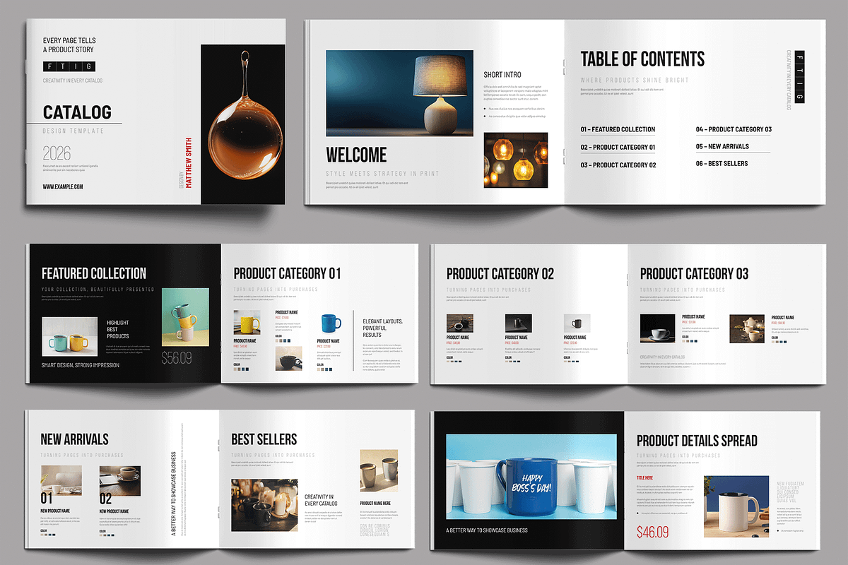 Product Catalog Brochure Design, a Brochure Template by MightyDesign (Photo 1 of 8)