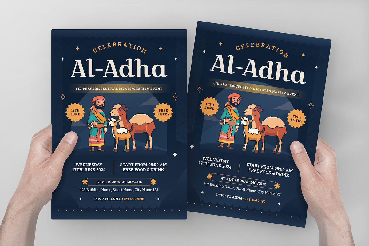 Eid Al Adha Festival Flyer, a Flyer Template by Annora Studio (Photo 4 of 5)