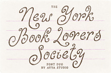 Handwritten Vintage Curly Font Duo