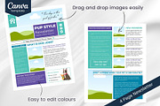 Canva Newsletter Template Dog Pets, an Email Template by PixelCraft (Thumbnail 3 of 15)