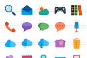 111 Mobile Interface Flat Icons, an Icon by IconBunny (Thumbnail 2 of 2)