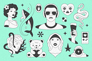 Y2K Illustrations and Elements Set, an Object Illustration by Vasya Kobelev (Thumbnail 3 of 17)