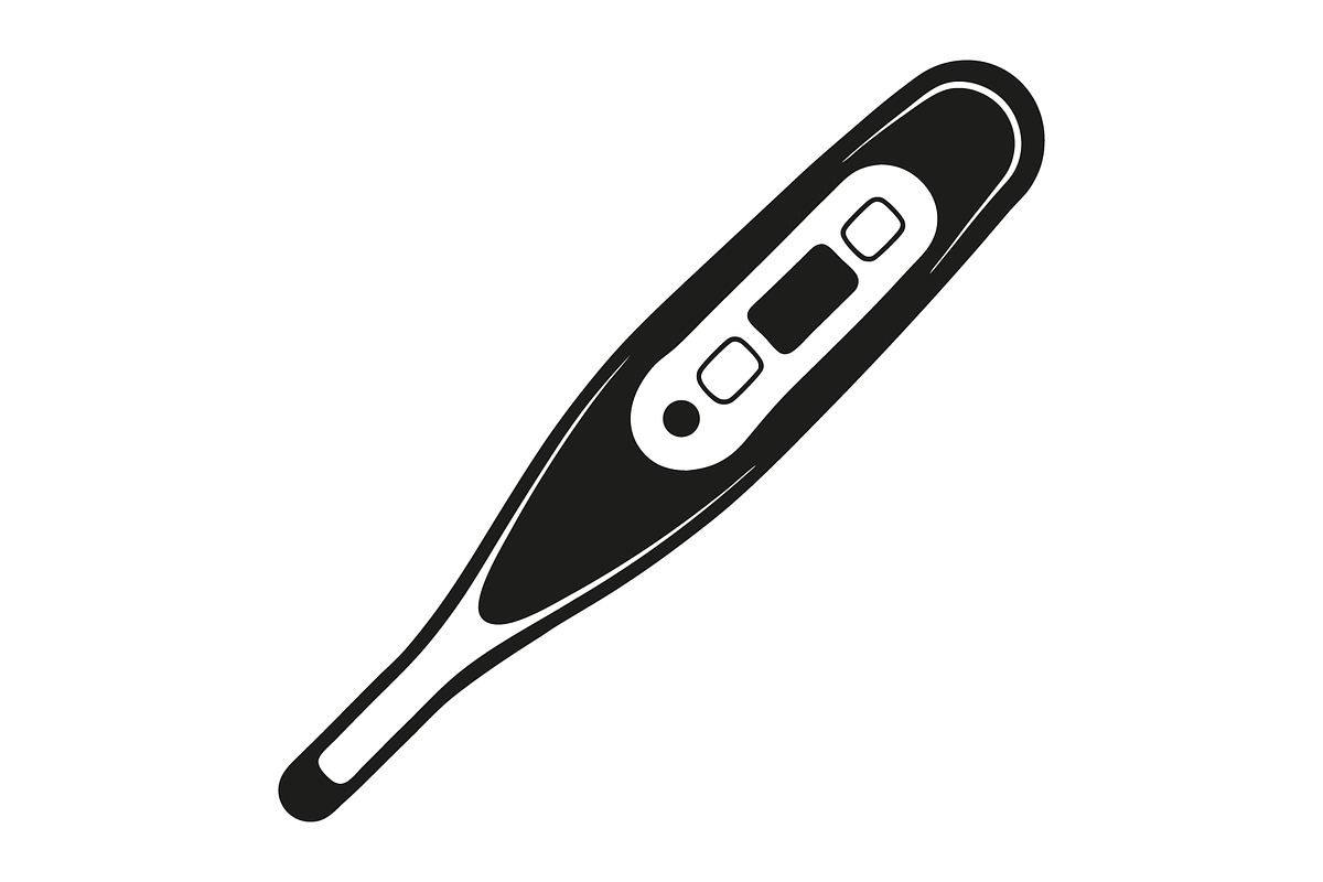 Digital Thermometer for Medical Use, an Object Graphic by Billah Hub (Photo 1 of 3)