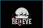 Christmas Santa Claus Faith SVG PNG, a Graphic by Creativeusart (Thumbnail 2 of 4)