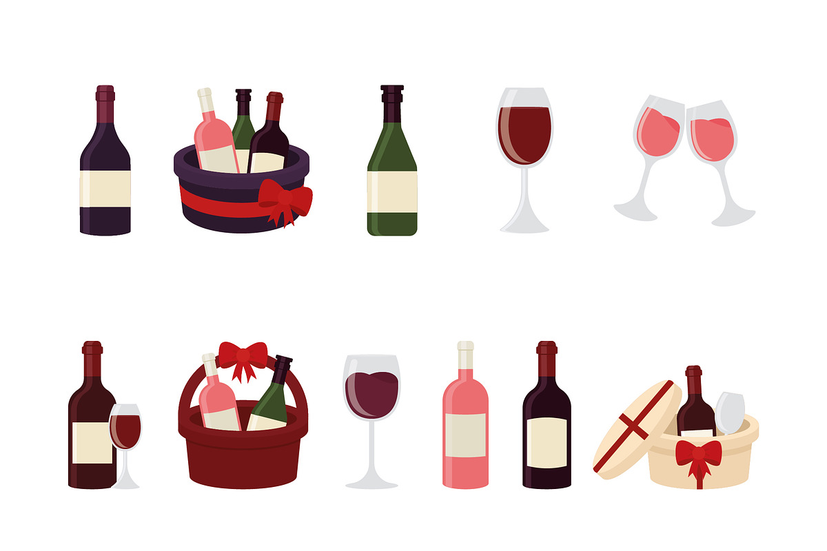 Wine & Gift Basket Set