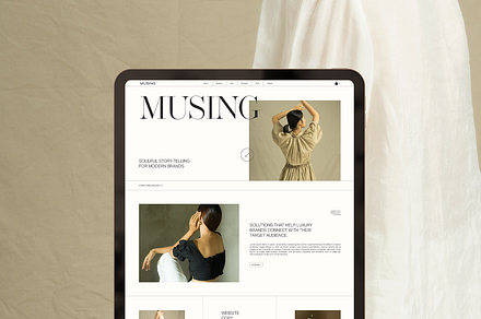 Musing: Squarespace 7.1 Template, a Squarespace Template by The Styled Square