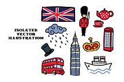 Cartoon map of United Kingdom +bonus, an Education Illustration by Nata Savina Art (Thumbnail 3 of 3)