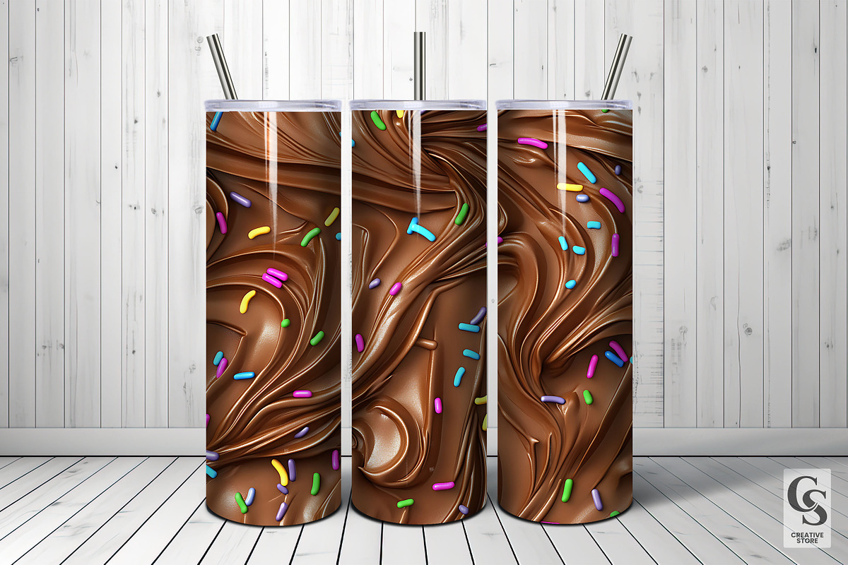 Chocolate Frosting Seamless Texture, a Background Graphic by Creative Store (Photo 5 of 5)