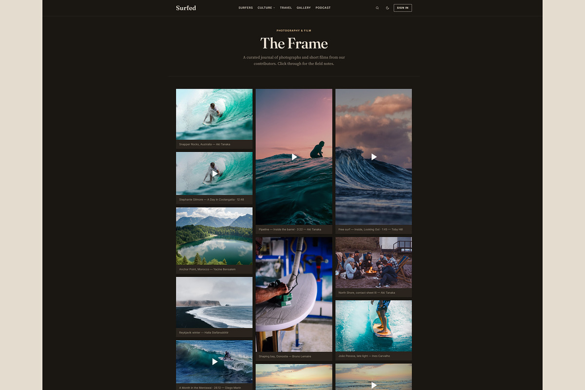 Surfed, a HTML Template by Roccano (Photo 5 of 5)