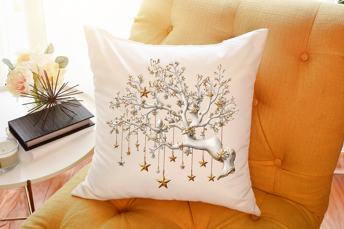 Watercolor Cozy White Christmas Clip, an Illustration by Sublimation Artist (Photo 6 of 6)