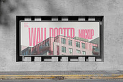 Wall Poster Mockup, an Advertising Mockup by HanaSaka_Studio (Thumbnail 1 of 4)