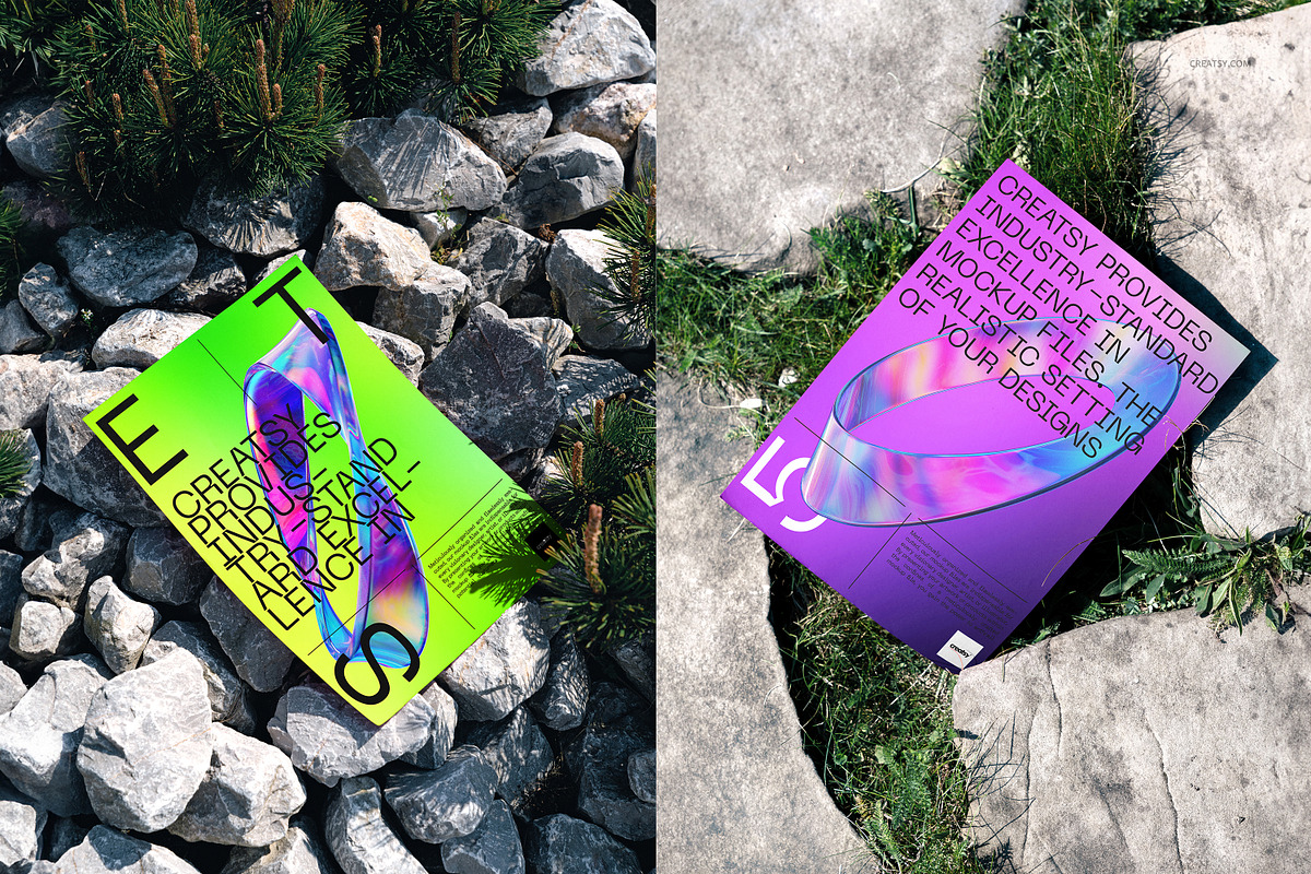 Poster Mockup Set - Outdoor Edition, an Advertising Mockup by creatsy5 (Photo 7 of 10)
