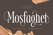 Mosfaghet Modern Serif Font, a Serif Font by Storytype Studio (Thumbnail 1 of 15)