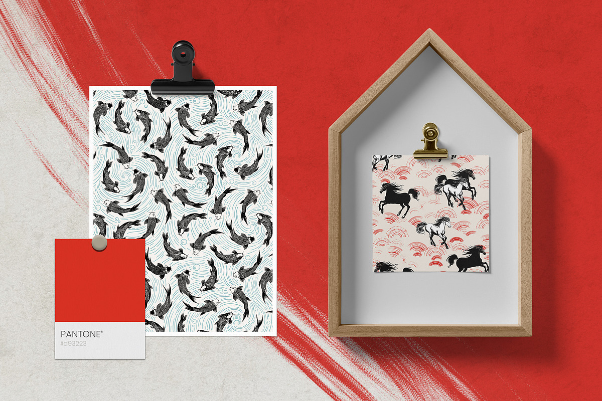 Japanese Collection Posters&Patterns, an Animal Illustration by helenreveur (Photo 11 of 12)