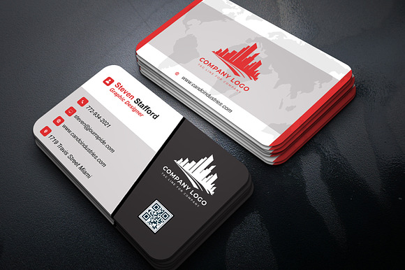 Modern Business Card Design Editable preview 7