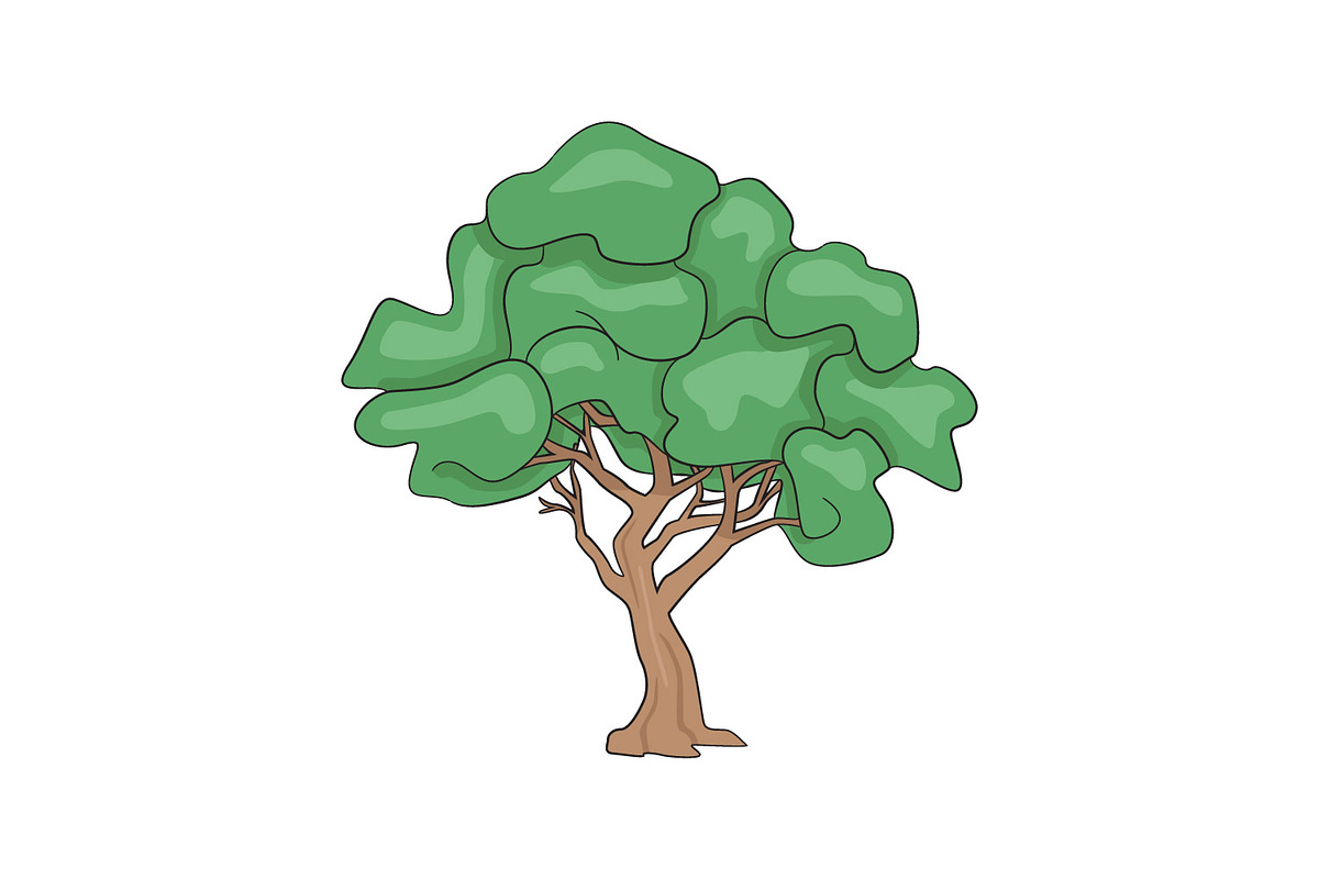 Cartoon Tree Illustration, an Object Illustration by PinkHouseCollection (Photo 2 of 3)