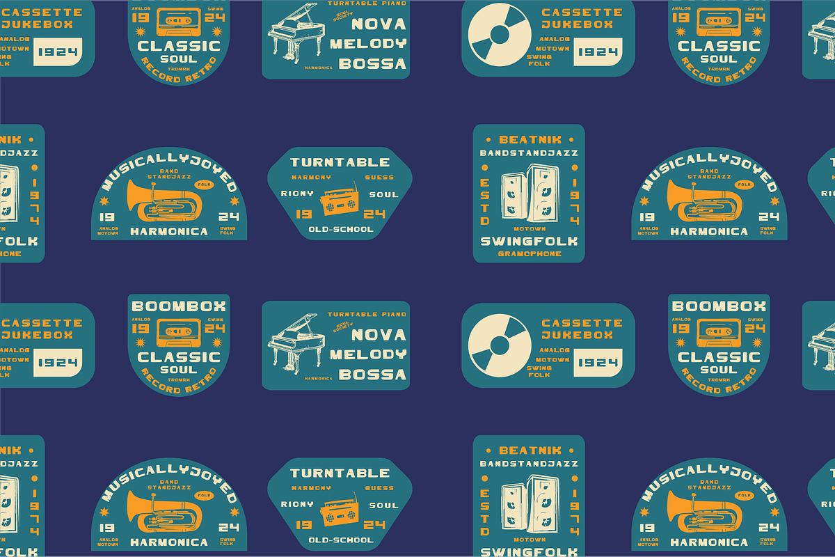 UBIQUITO - Retro Display Font, a Font by Rightwheels (Photo 6 of 10)