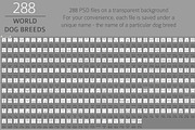Dog portraits simple line set, an Illustration by pet design shop (Thumbnail 9 of 9)