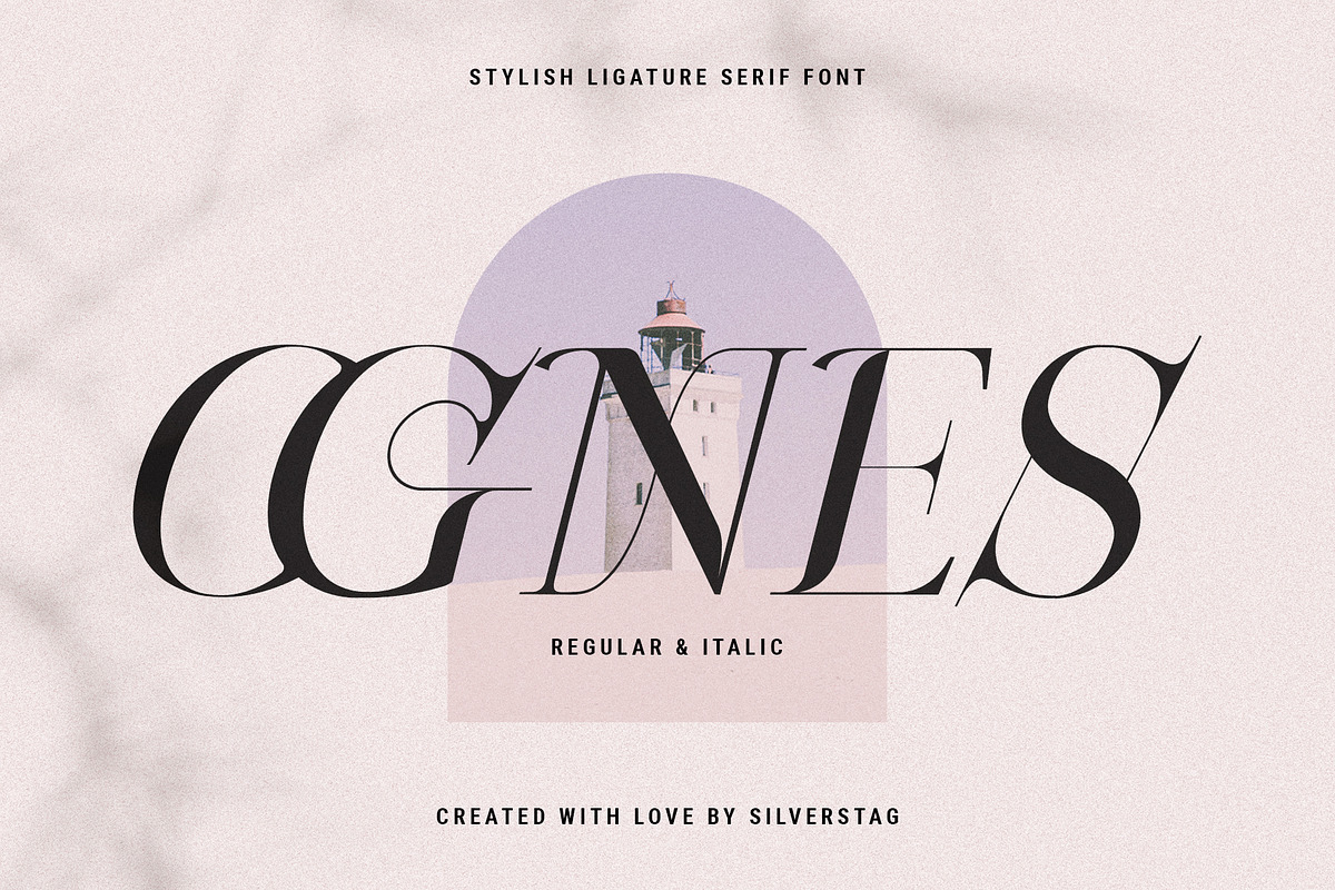 OGNES - Modern Ligature Serif Font, a Serif Font by SilverStag Type Foundry (Photo 1 of 9)