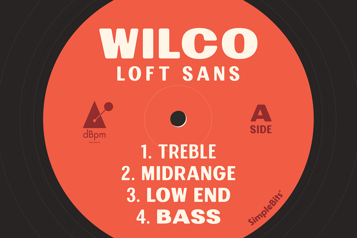Wilco Loft Sans, a Font by SimpleBits® (Photo 4 of 6)