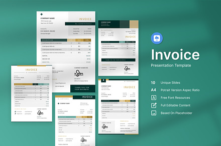Invoice Keynote, a Presentation Template by Antstheme