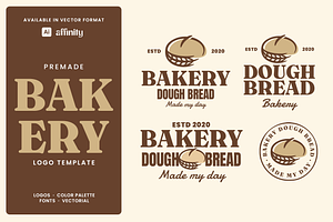 Artisan Bread Dough Bakery Logo