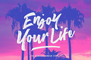 The Conquer Brush Typeface, a Script Font by Dirtyline Studio (Thumbnail 5 of 9)