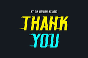 Glitch Blazing Font, a Blackletter Font by QR Design Studio (Thumbnail 8 of 8)
