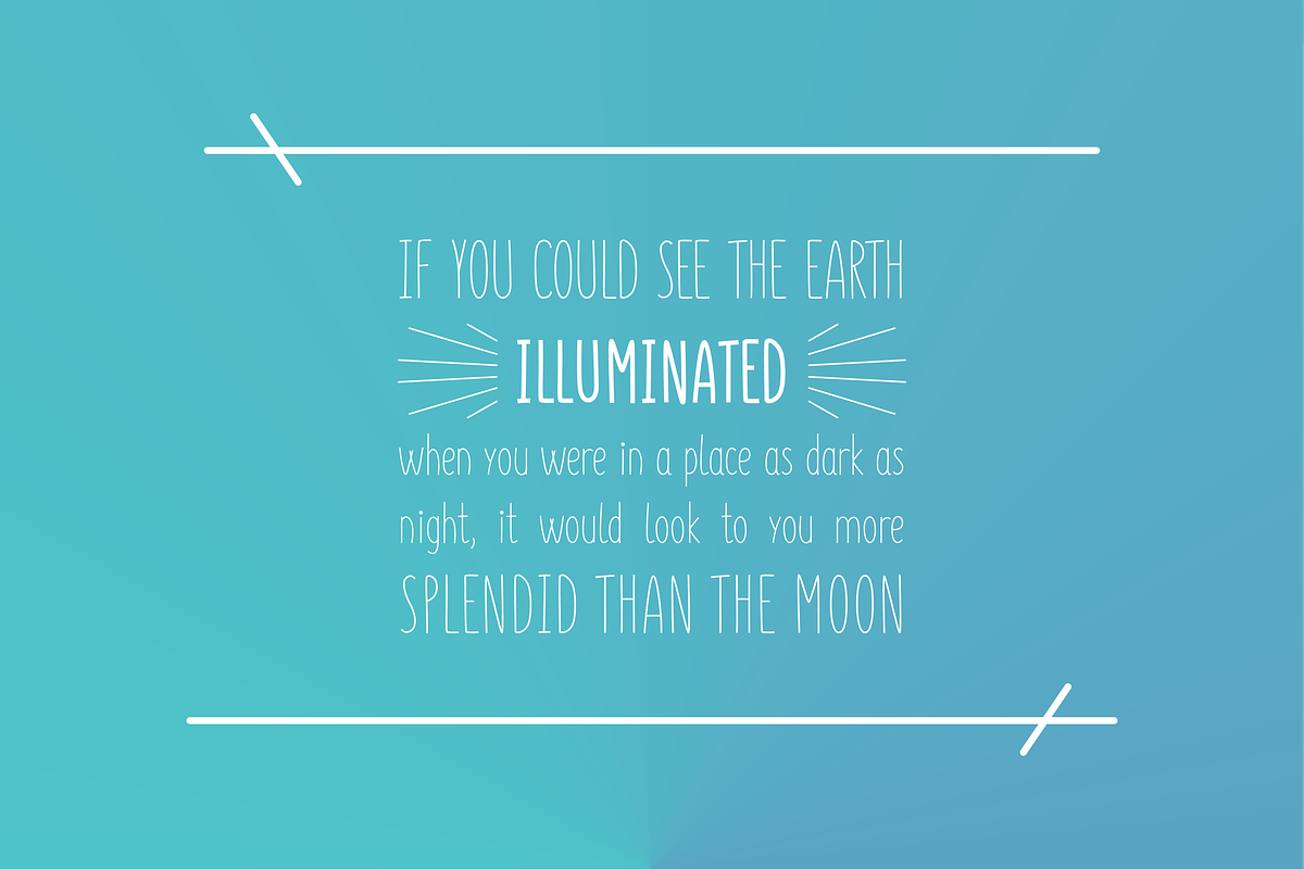 Monly Extended Font preview 6