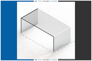 U Shaped Coffee Table 01