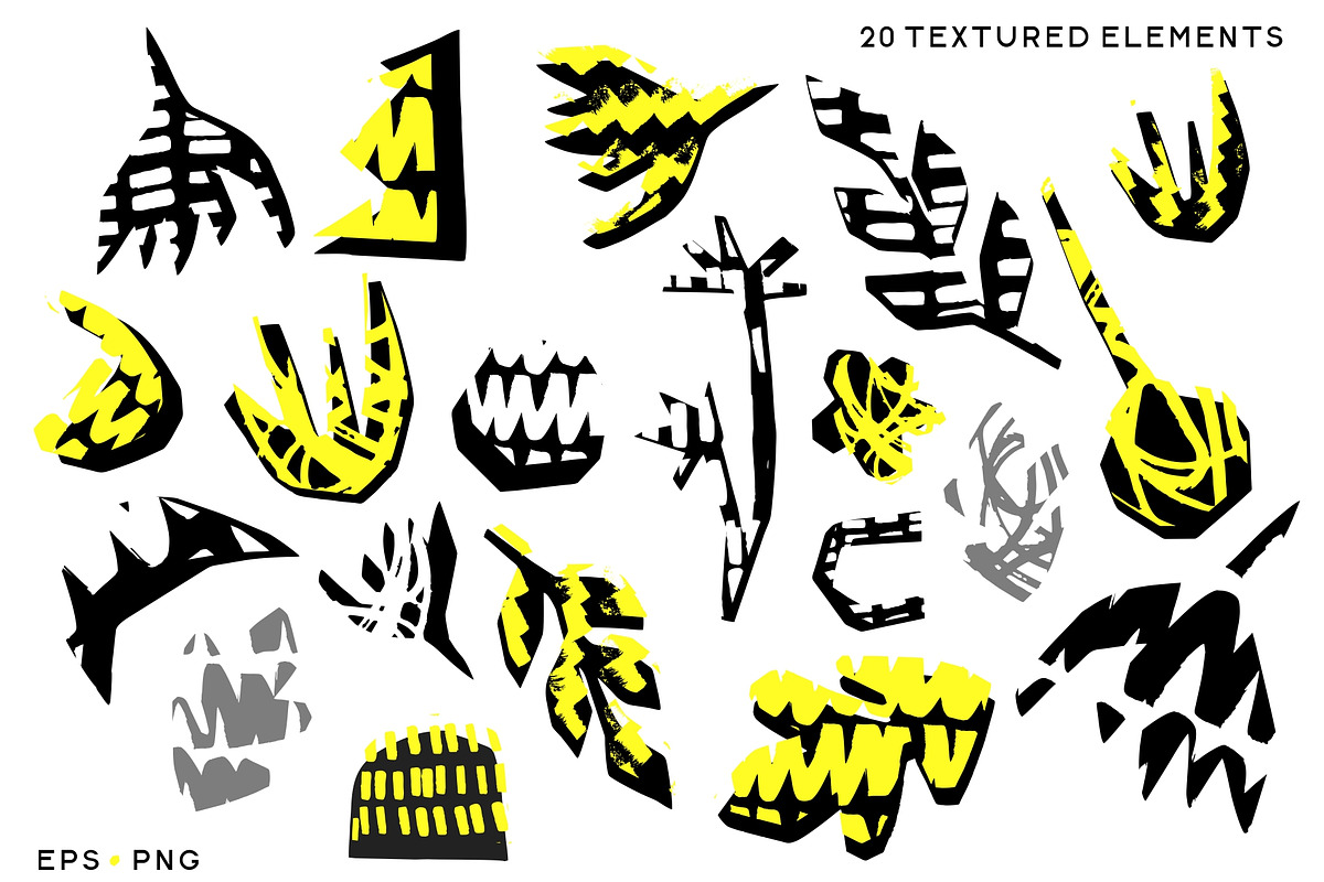 Abstract art & Textures creator kit., a Pattern Graphic by lisa_kalev (Photo 9 of 13)