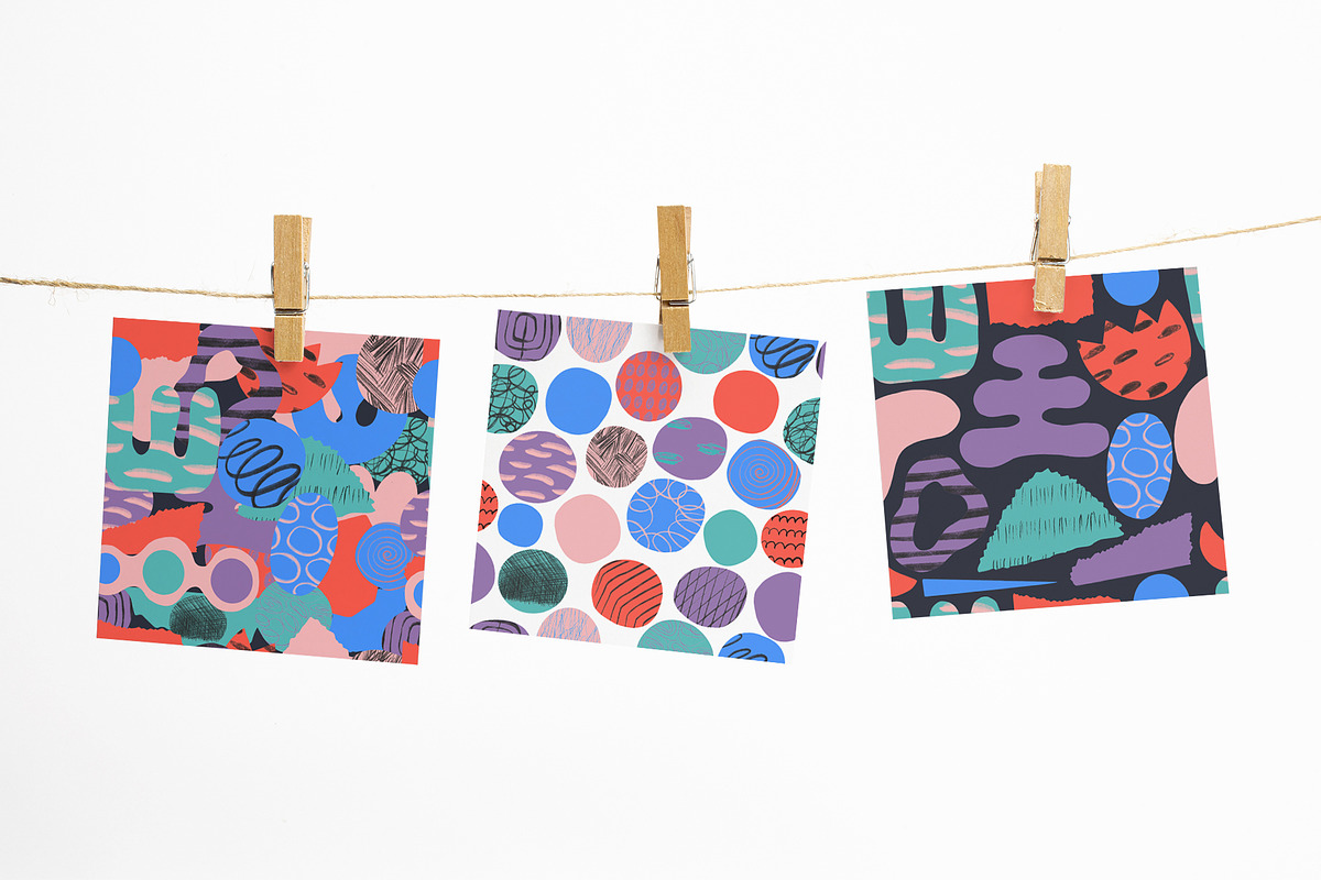Modern & abstract. Pencil textures., an Object Graphic by Alona Savchuk (Photo 11 of 12)