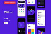 MOLLET - Wallet app UI Kit, an App Template by Bymsmof (Thumbnail 1 of 7)