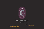 Astrology & Celestial Logo Template, a Branding & Logo Template by YUDesignStore (Thumbnail 2 of 9)