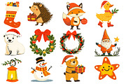 Whimsical Christmas Clipart, an Illustration by Designworld (Thumbnail 3 of 5)