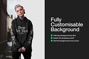 Coach Jacket Mockup – Modelled, a Hoody Mockup by Studio Innate (Thumbnail 3 of 5)
