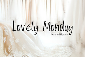 Lovely Monday Font
