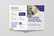 Agency Creative Bifold Brochure, a Brochure Template by Annora Studio (Thumbnail 2 of 6)