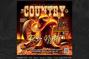 Country Flyer, a Flyer Template by Artolus