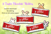 8 Easter Chocolate Holders, a Graphic by Adalin Shop (Thumbnail 2 of 5)