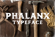 Phalanx Typeface, a Font by Mark Richardson (Thumbnail 1 of 3)