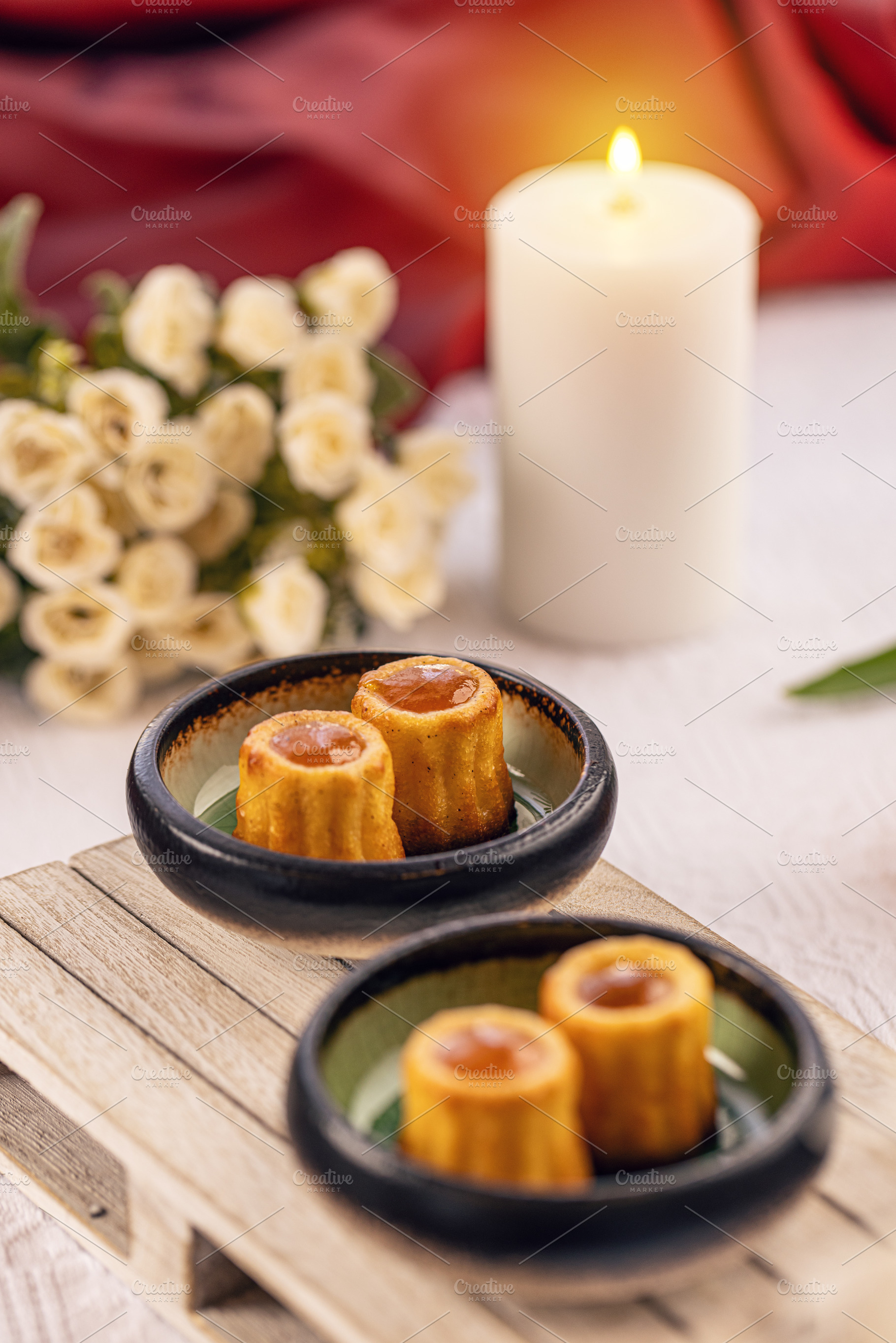 Small cakes with caramel filling, a Food & Drink Photo by Grafvision photography