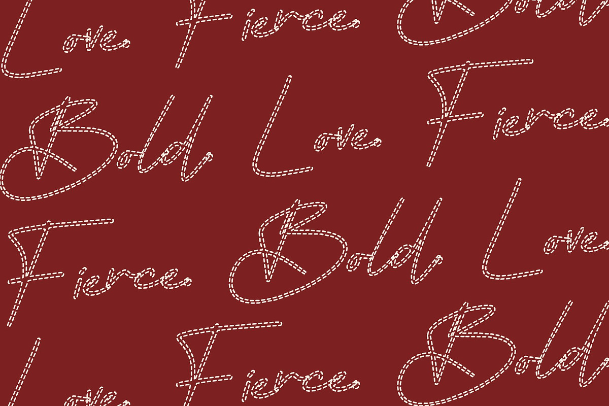CS Sonya Dashed, a Script Font by Craft Supply Co. (Photo 4 of 8)
