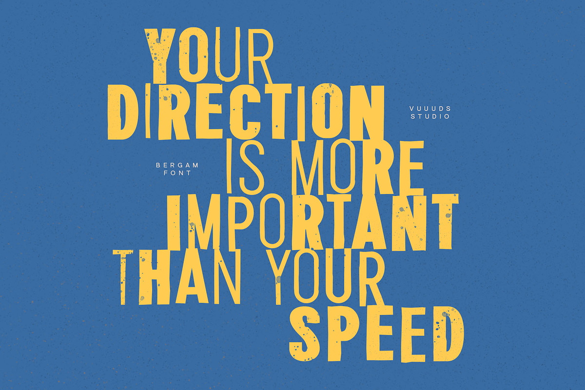 Bergam Font, a Sans Serif Font by vuuuds (Photo 5 of 10)