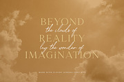 Cloudy Aurora - Font Duo (+LOGOS), a Serif Font by Sarid Ezra (Thumbnail 6 of 12)