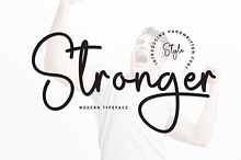 Stronger | Script Font